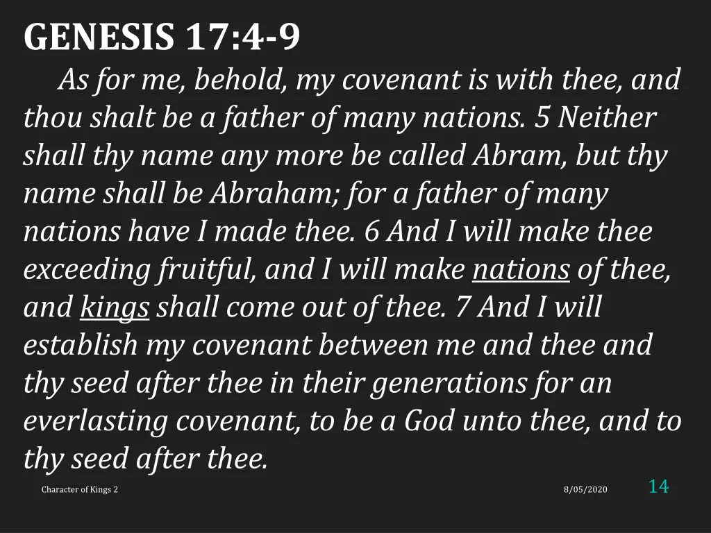 genesis 17 4 9 as for me behold my covenant