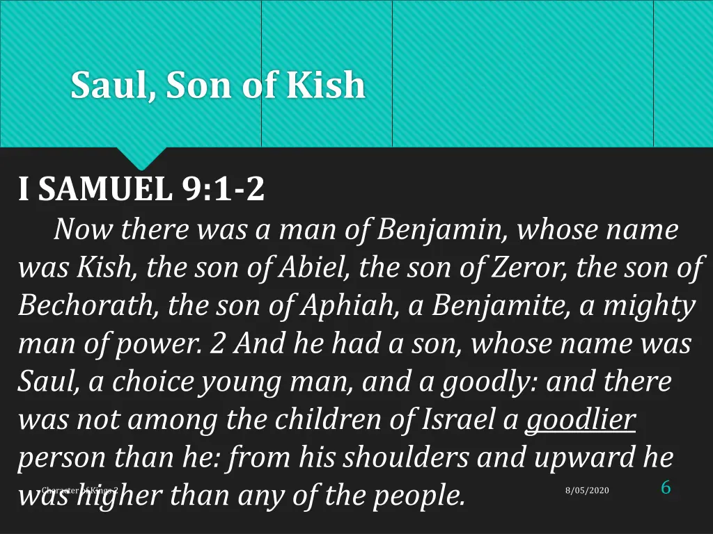 saul son of kish