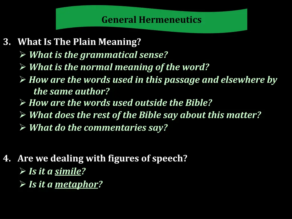 general hermeneutics 1