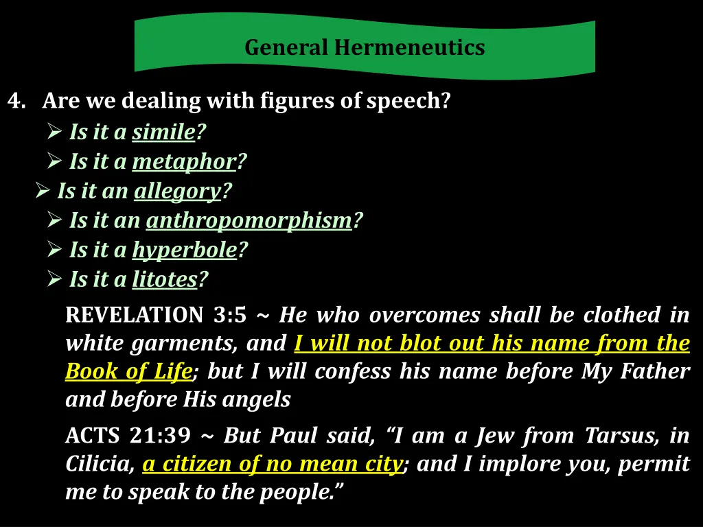 general hermeneutics 5