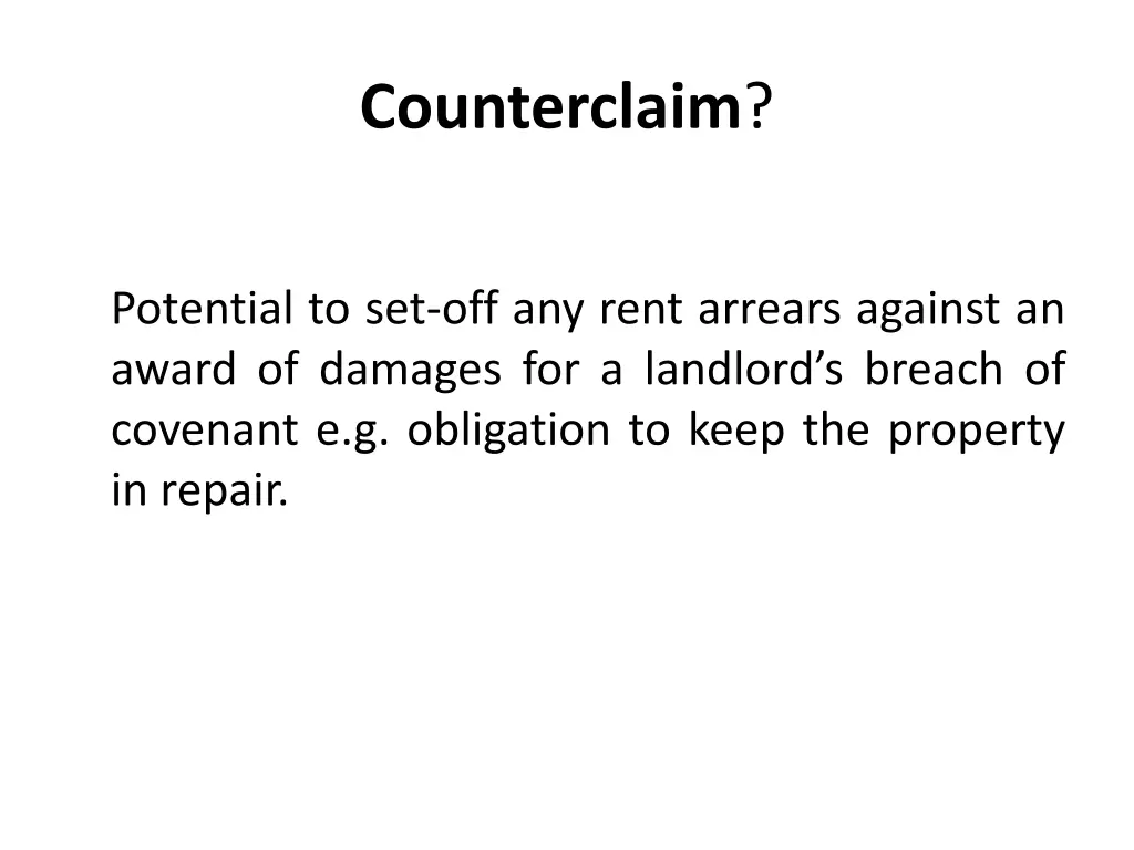 counterclaim 1