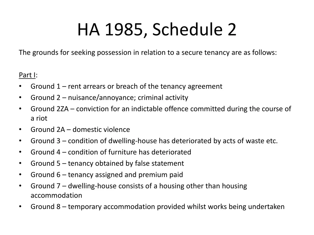 ha 1985 schedule 2