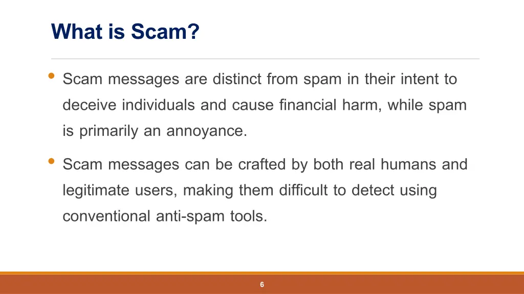 what is scam