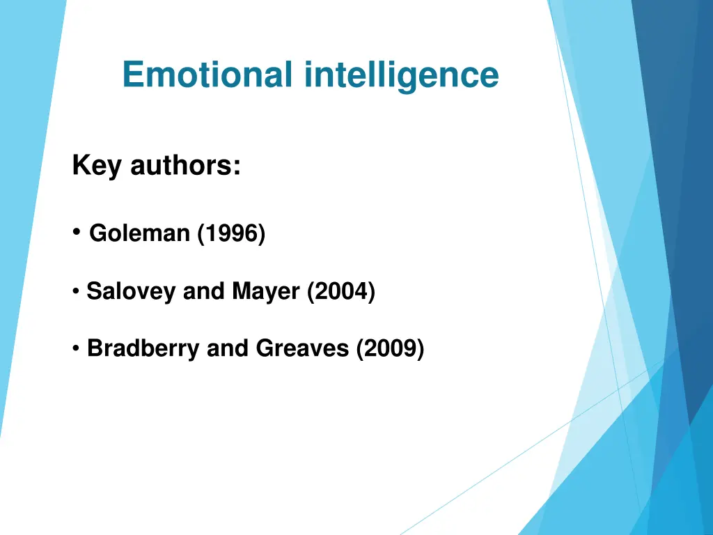 emotional intelligence 1