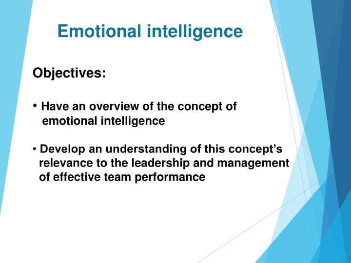 emotional intelligence