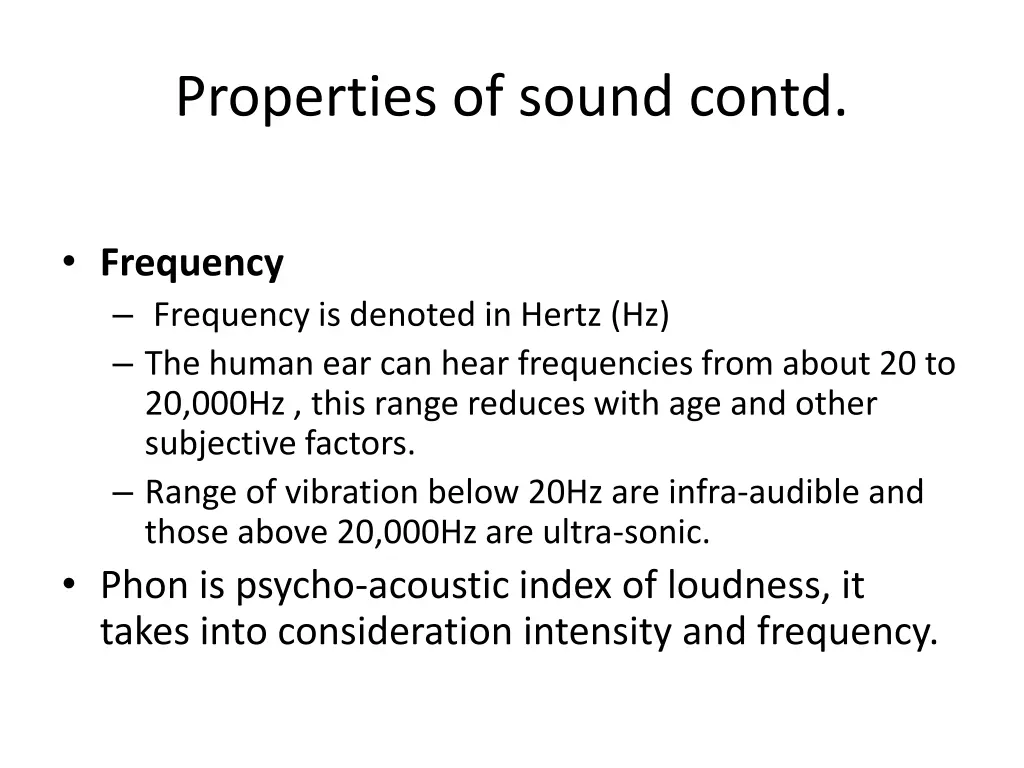 properties of sound contd 1