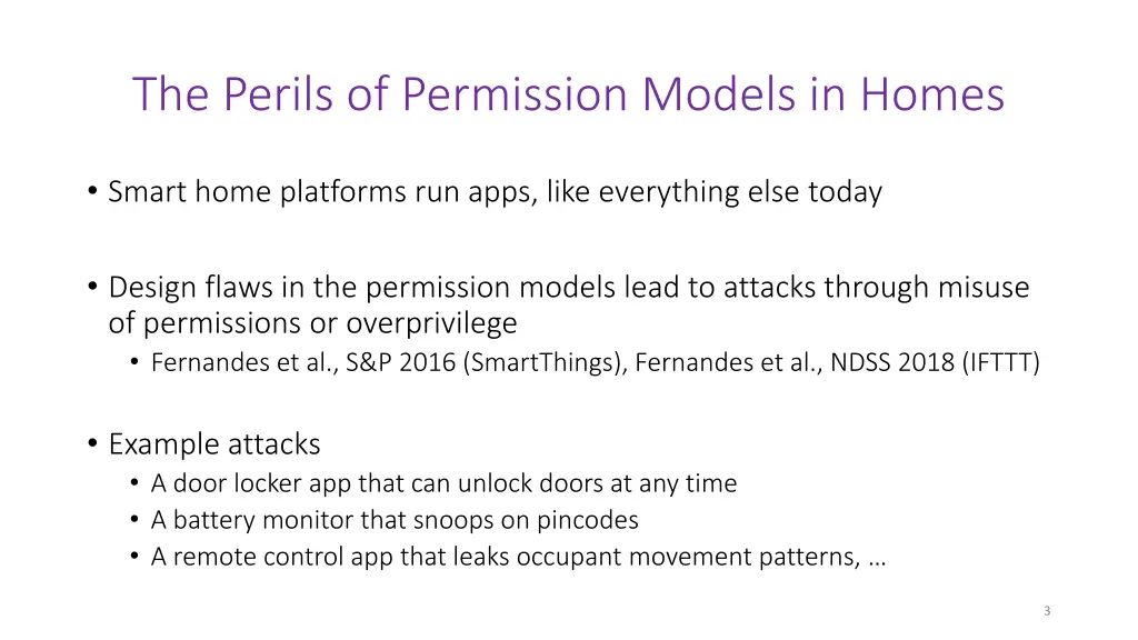 the perils of permission models in homes