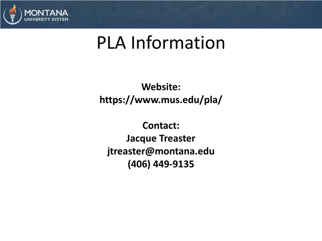 pla information