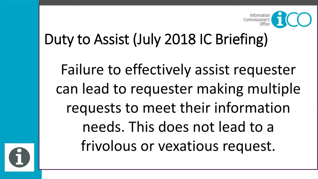 duty to assist july 2018 ic briefing duty