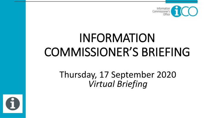 information information commissioner s briefing