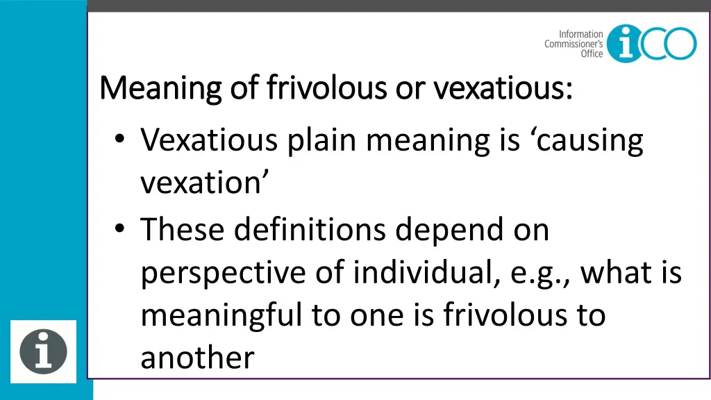 meaning of frivolous or vexatious meaning 2