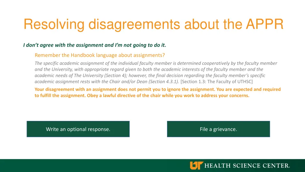 resolving disagreements about the appr 1