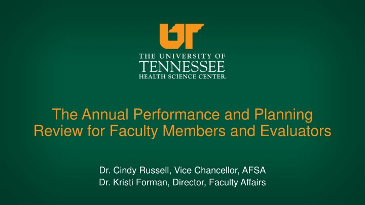 the annual performance and planning review