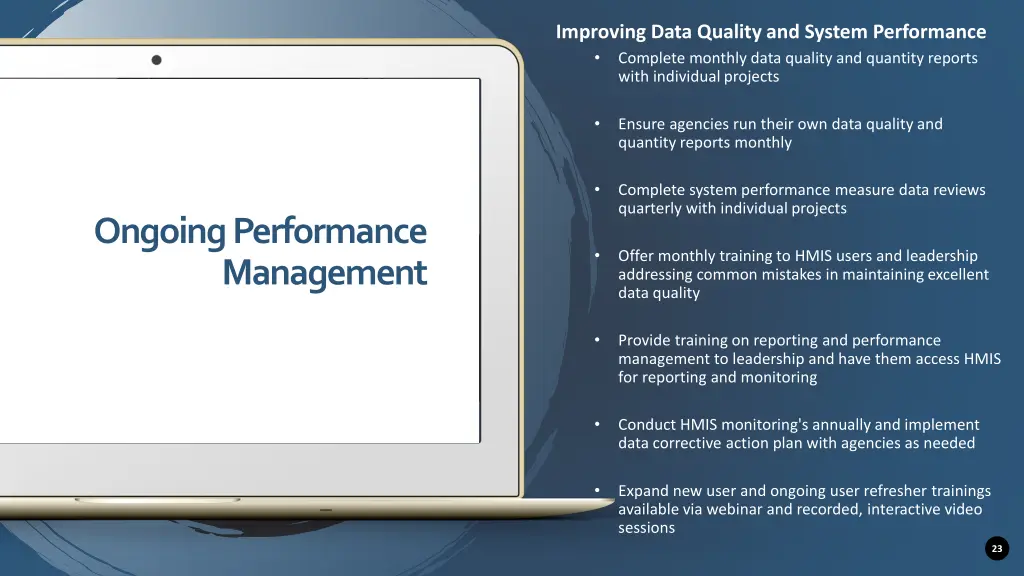 improving data quality and system performance