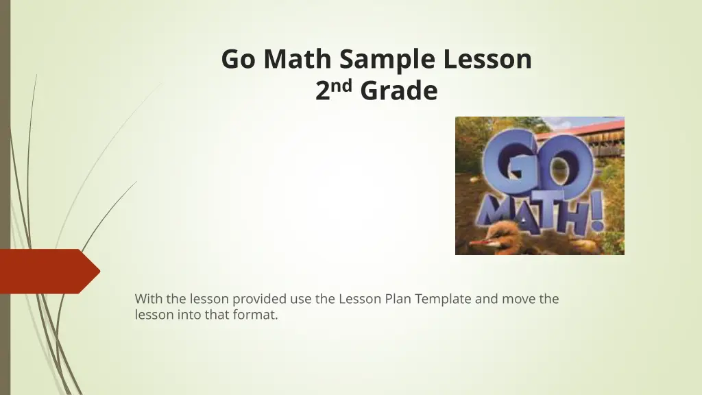 go math sample lesson 2 nd grade