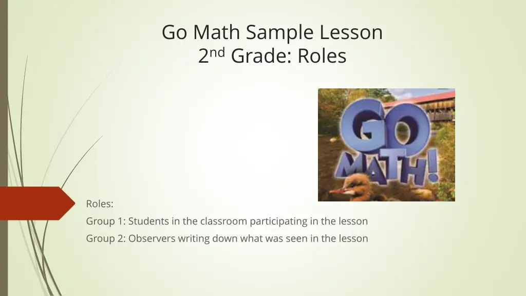 go math sample lesson 2 nd grade roles