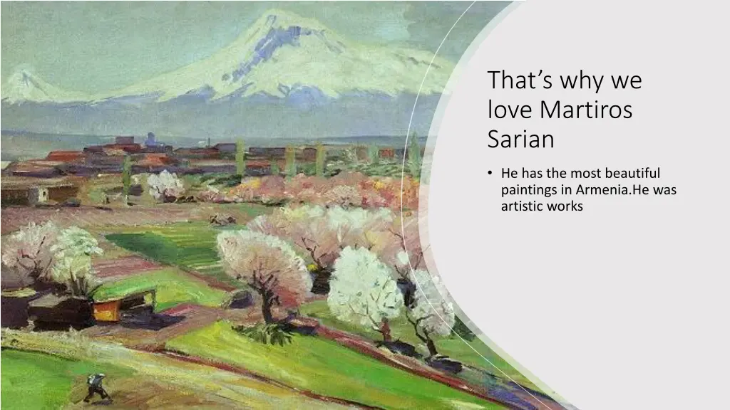 that s why we love martiros sarian