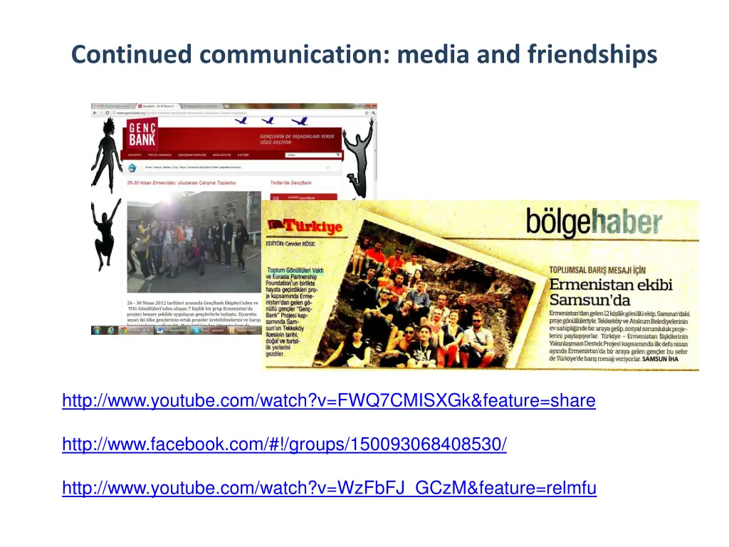 continued communication media and friendships