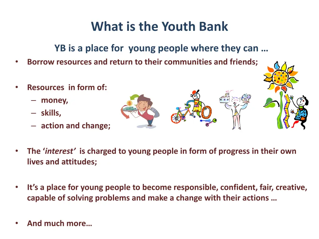 what is the youth bank