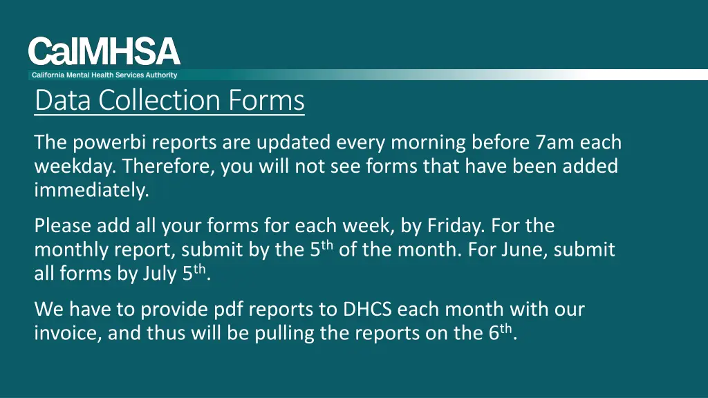 data collection forms