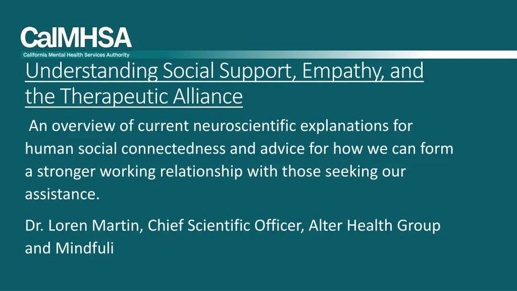 understanding social support empathy