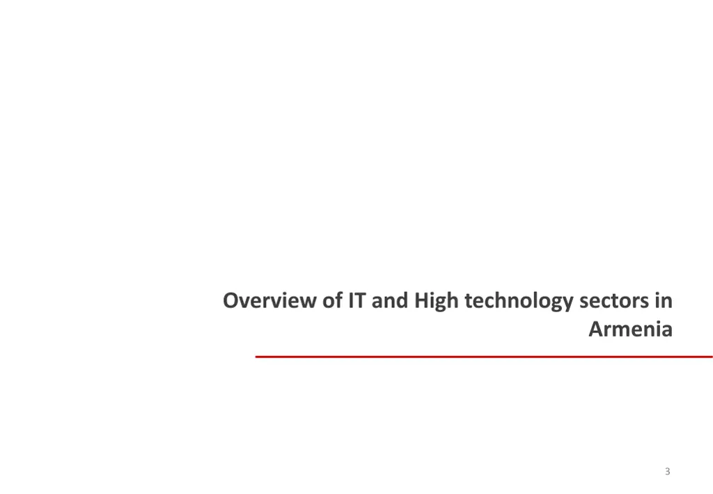 overview of it and high technology sectors in