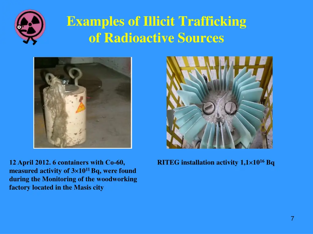 examples of illicit trafficking of radioactive 2