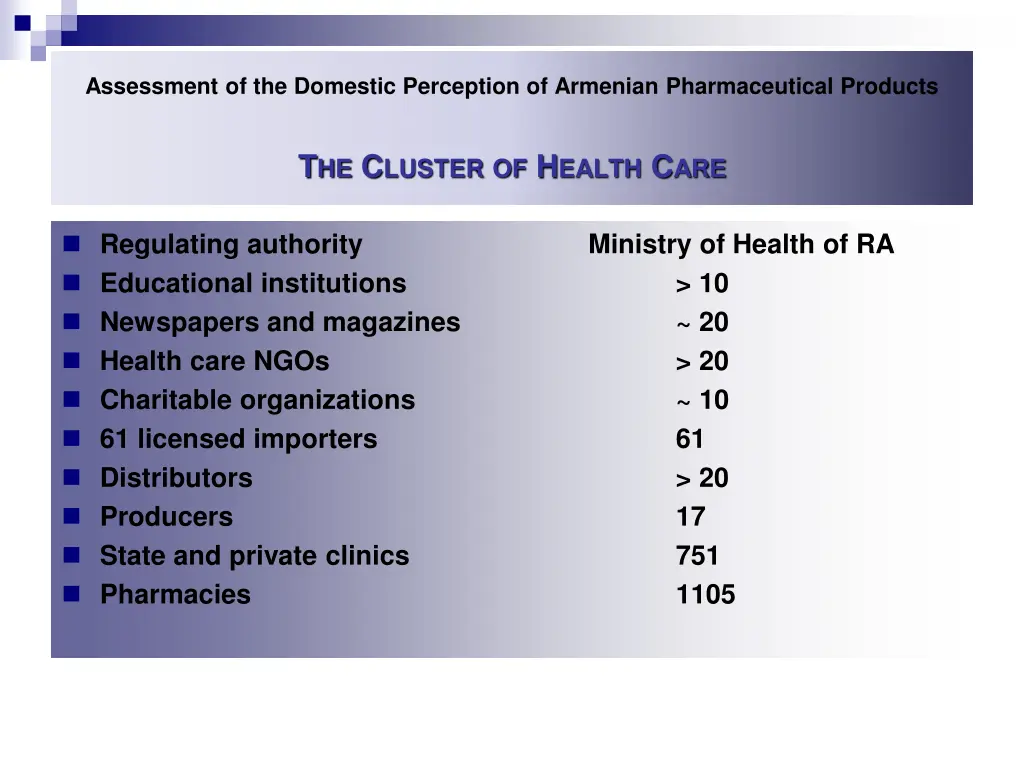 assessment of the domestic perception of armenian 1