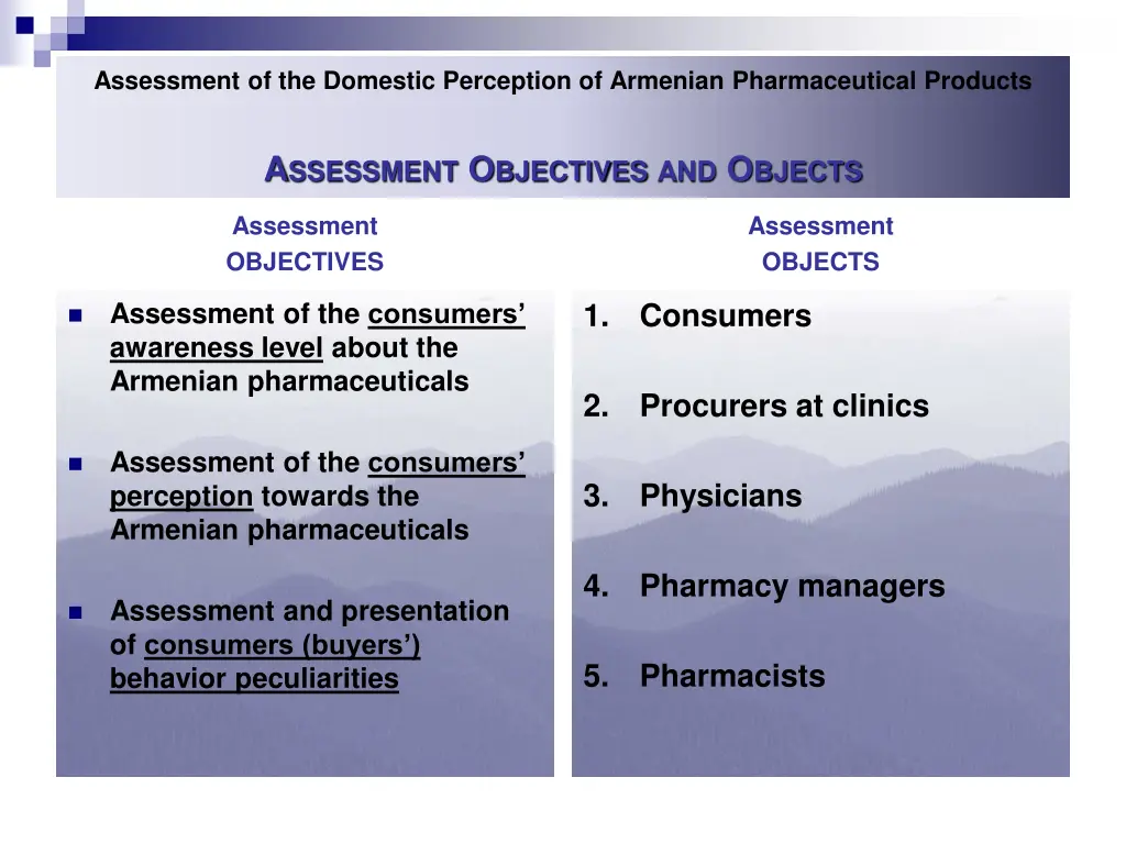 assessment of the domestic perception of armenian 2