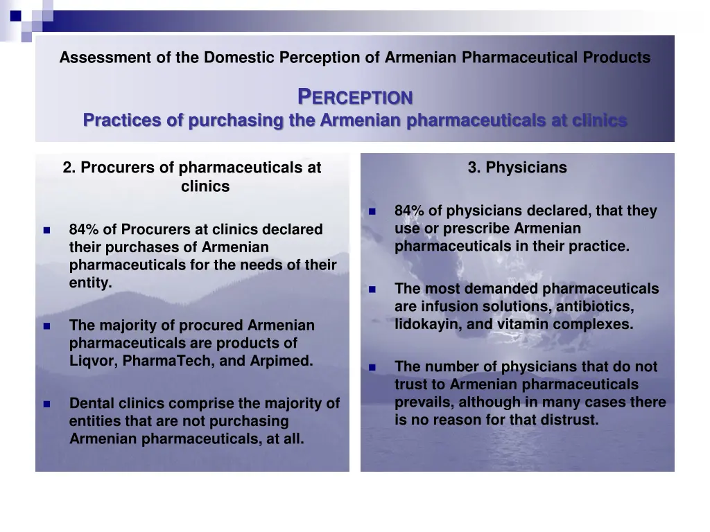 assessment of the domestic perception of armenian 27