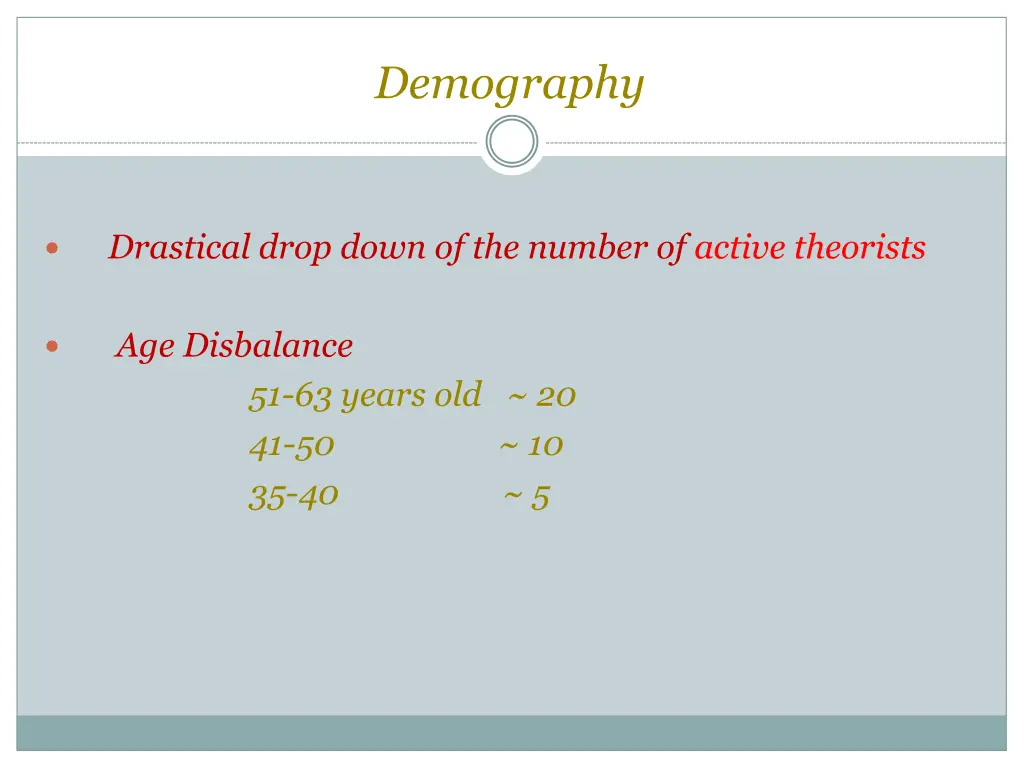 demography