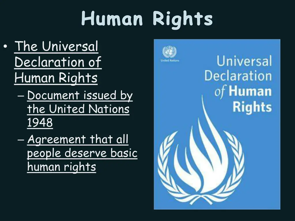 human rights