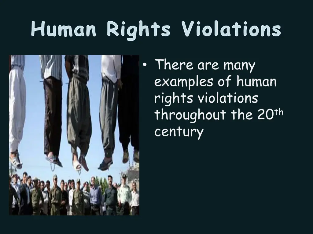 human rights violations