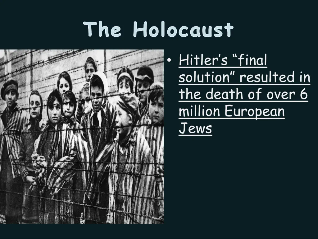 the holocaust