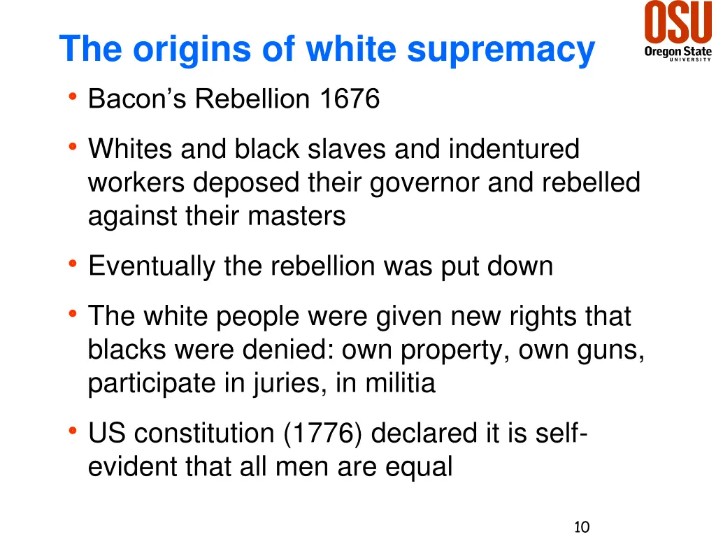 the origins of white supremacy