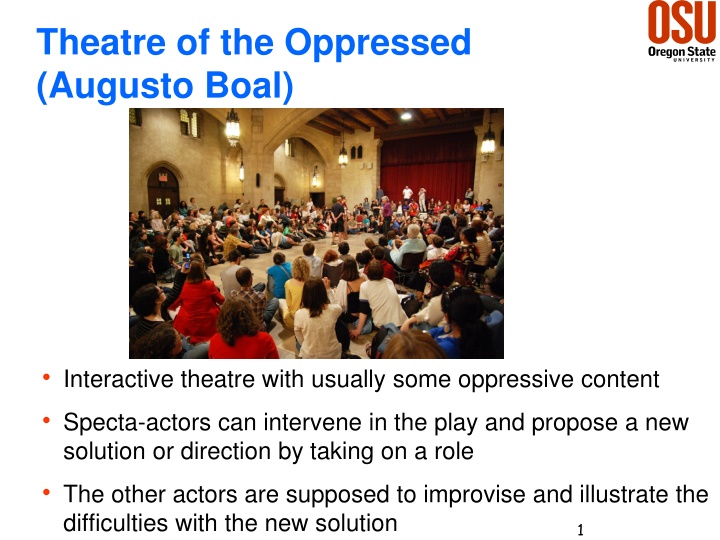 theatre of the oppressed augusto boal