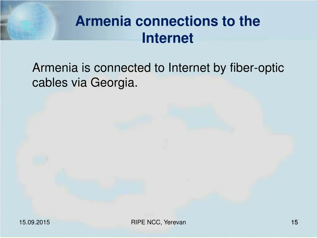 armenia connections to the internet