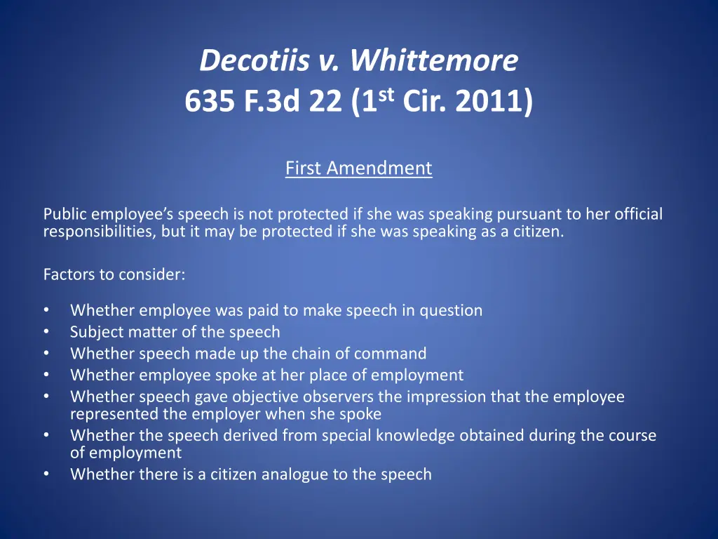 decotiis v whittemore 635 f 3d 22 1 st cir 2011