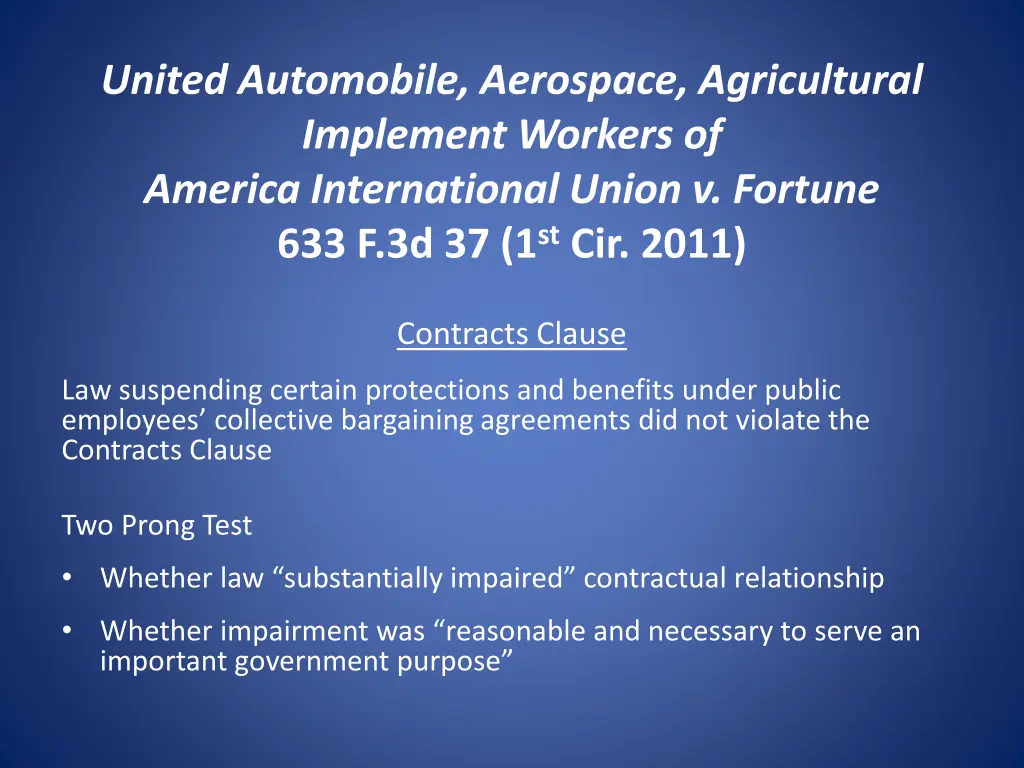 united automobile aerospace agricultural