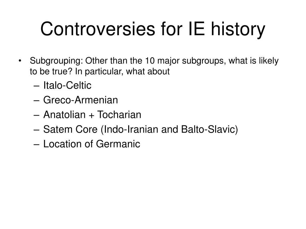 controversies for ie history