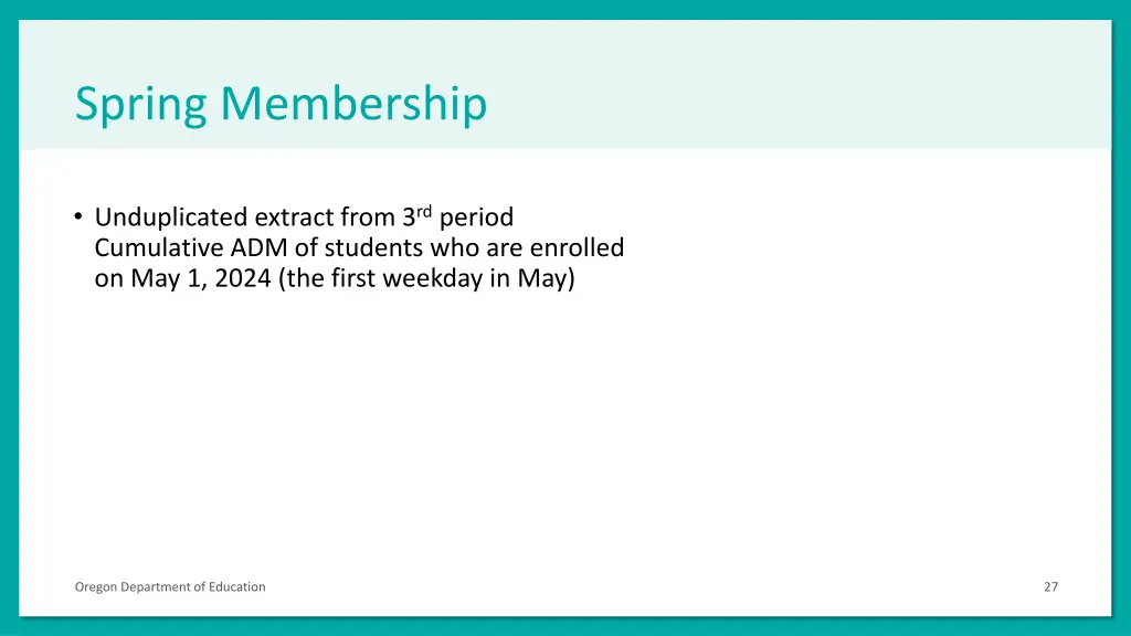 spring membership