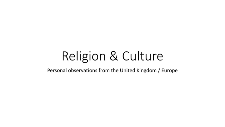 religion culture