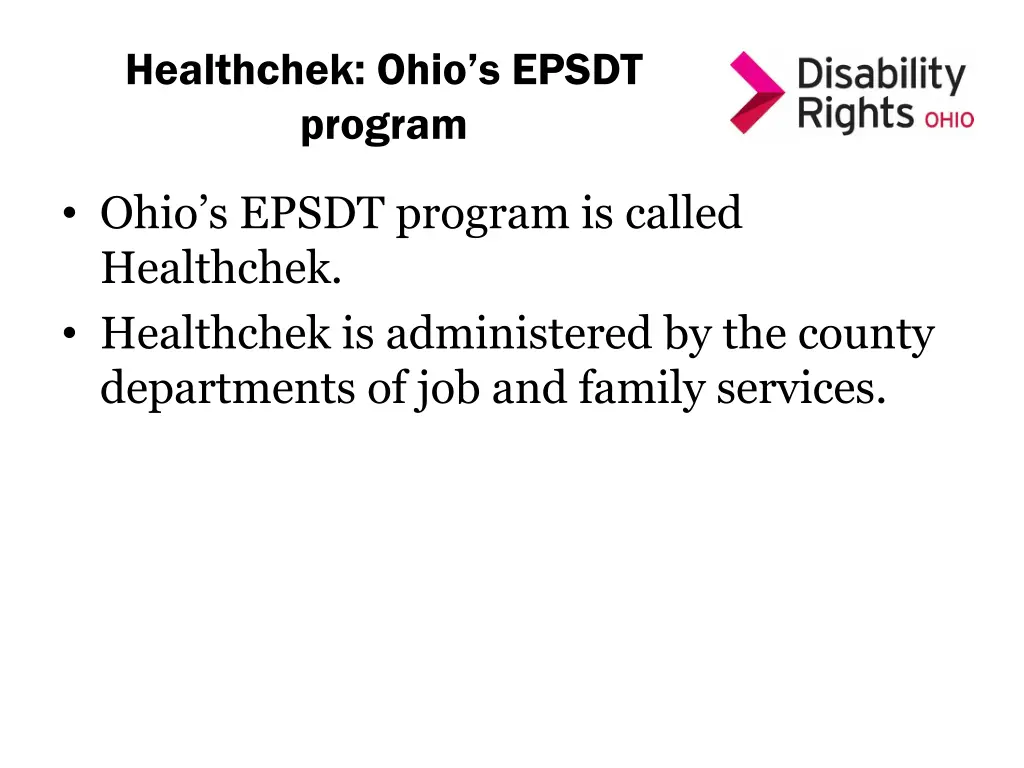 healthchek ohio s epsdt program 1