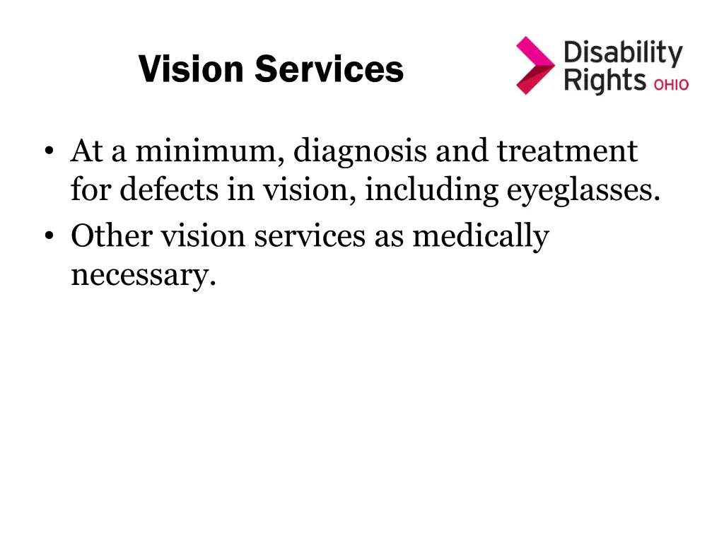 vision services