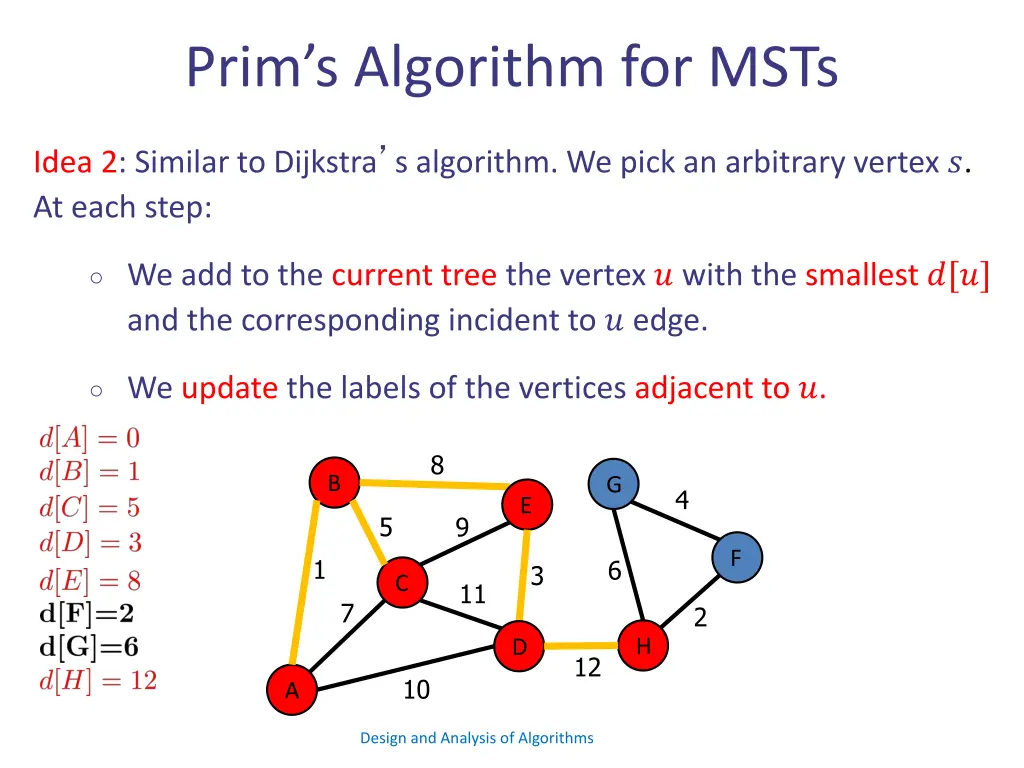 prim s algorithm for msts 7