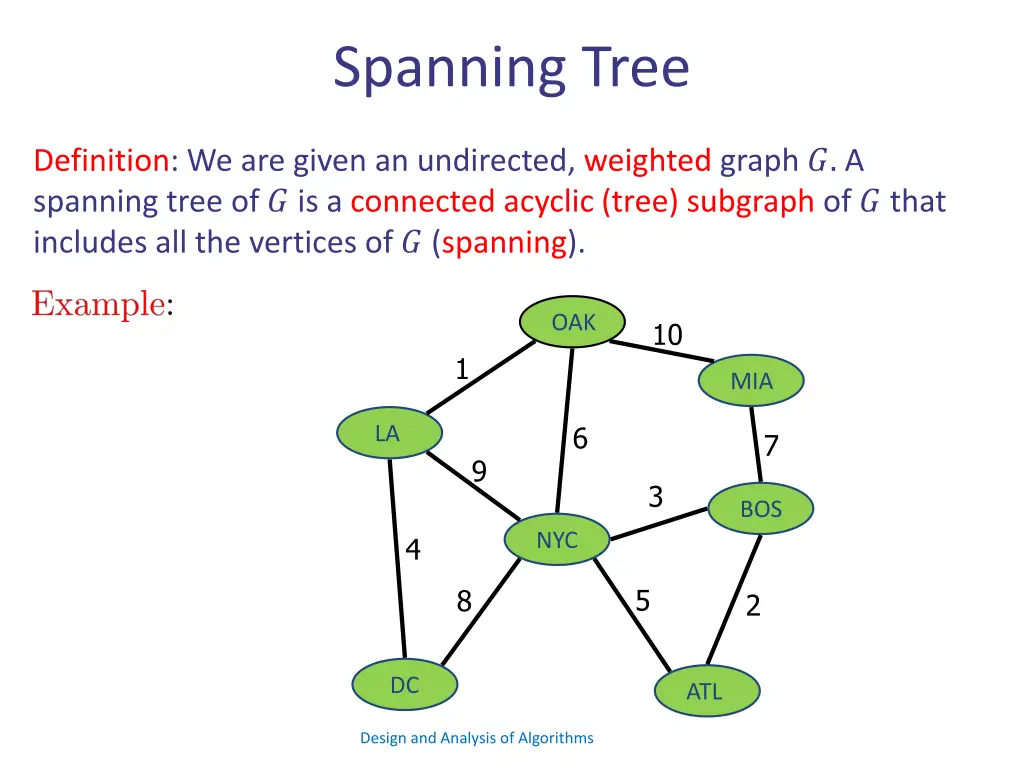 spanning tree