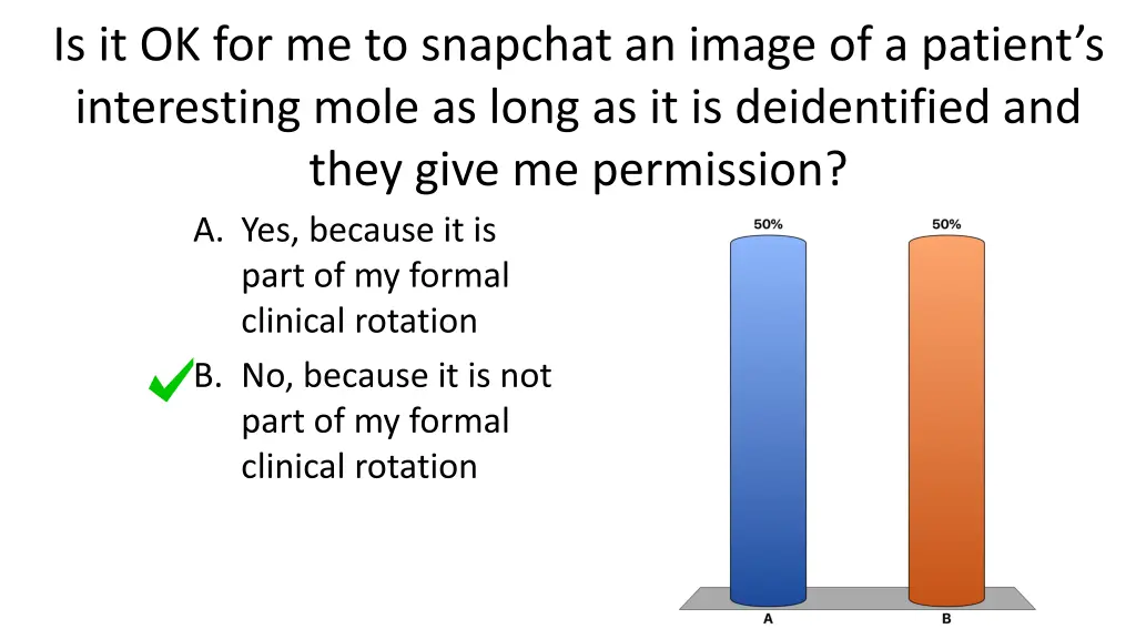 is it ok for me to snapchat an image of a patient 1