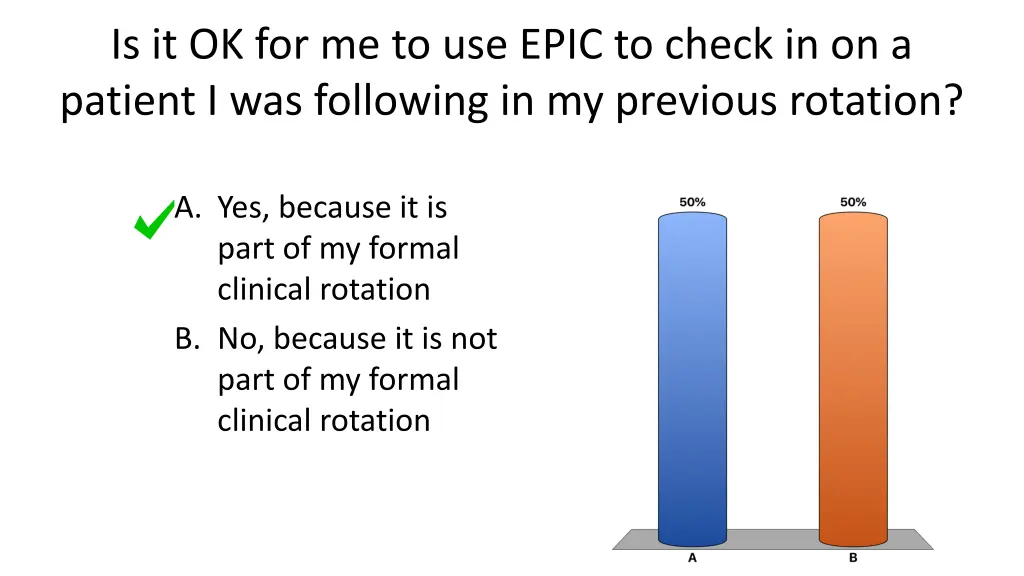 is it ok for me to use epic to check 1