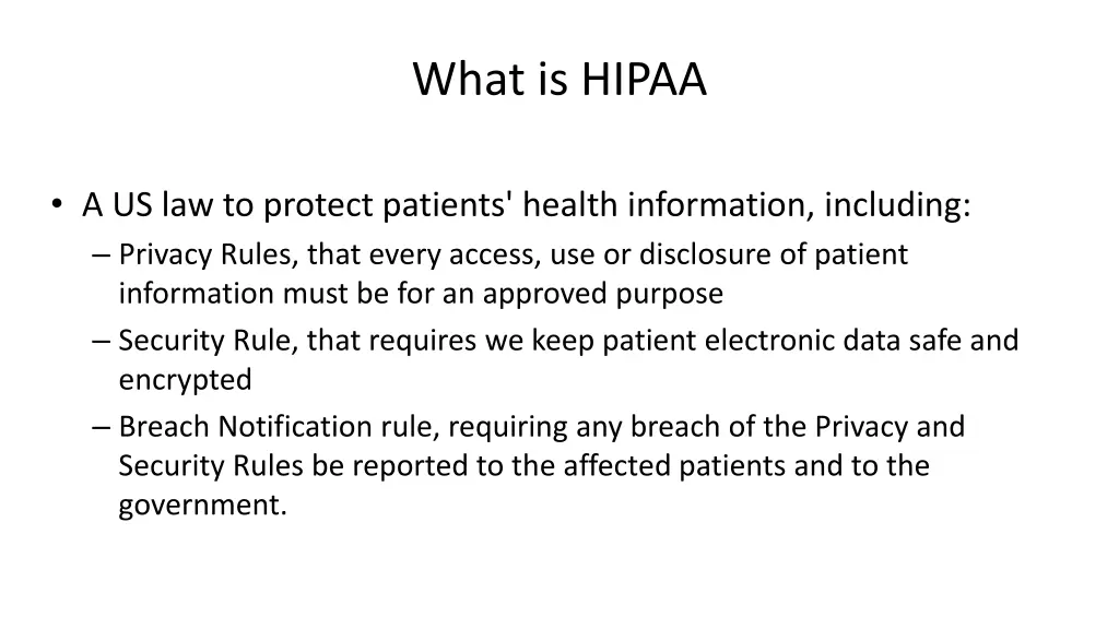 what is hipaa