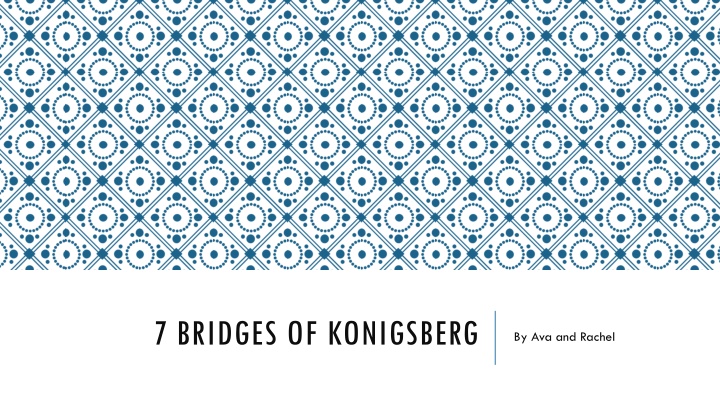 7 bridges of konigsberg